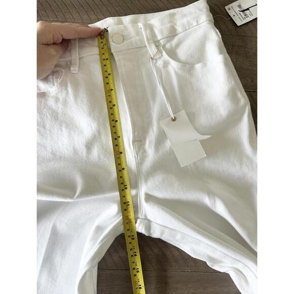 NWT Good American Good Curve Straight Leg Jeans White 28” Inseam Women’s sz 8/29 - Picture 11 of 13